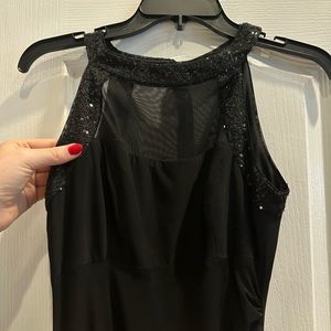 Chaps Sequin Evening Gown